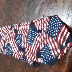 Patriotic America Tie Flag Pattern